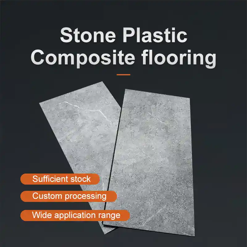 Custom processed SPC flooring for home