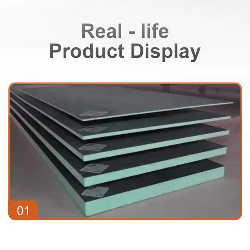 Durable waterproof thermal-insulating backer board for construction