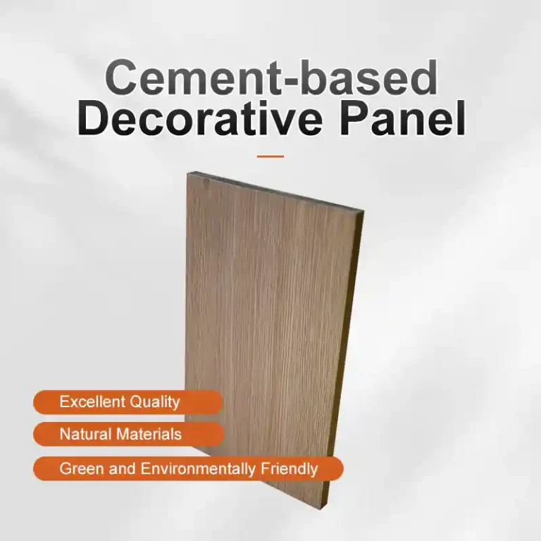Green & Natural Cement-based Decorative Panels for Eco Spaces