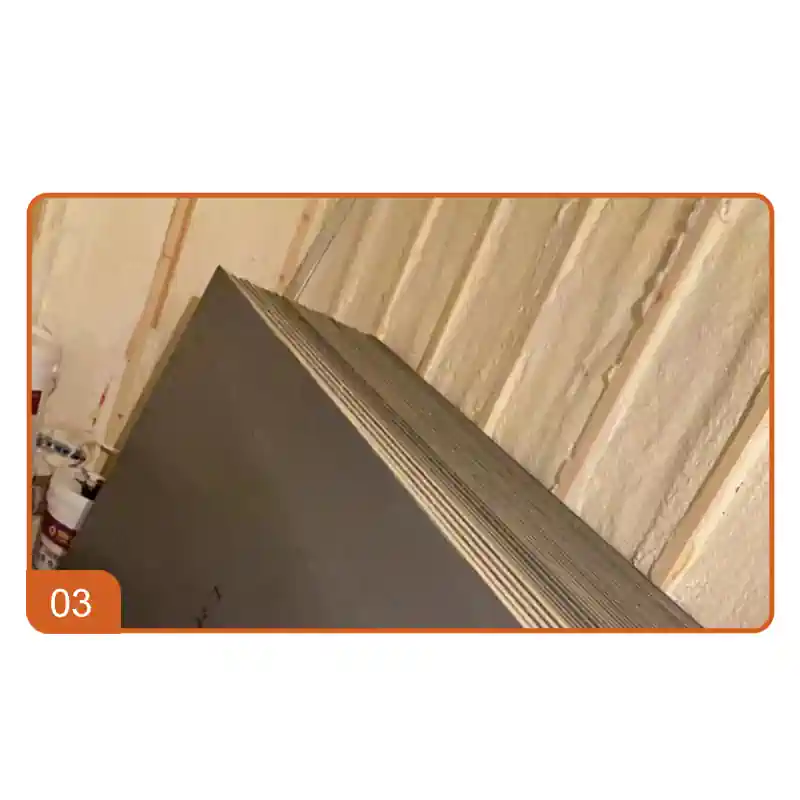 Thermal-insulating waterproof portable backer board for equipment panels